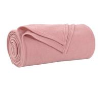 vidaXL Jeté Rose 240 x 220 cm Toison