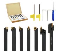 VIDAXL Jeu dâ€™outils de tournage indexables