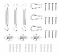 vidaXL Jeu d'accessoires voile d'ombrage