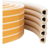vidaXL Joint d'étanchéité adhésif pour fenêtres, blanc, 14 x 12 mm, 100 mètres