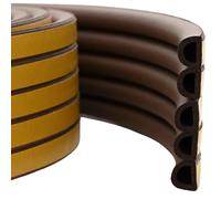 vidaXL Joint d'étanchéité adhésif pour fenêtres, couleur marron, 14 x 12 mm, 100 mètres