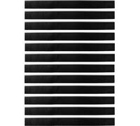 vidaXL Joints brosse de porte autocollants 12 pcs argent 100 cm