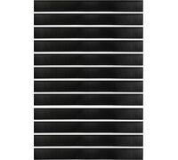 vidaXL Joints brosse de porte autocollants 12 pcs noir 100 cm