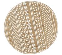 VidaXL Jute/Blanc - 150 cm