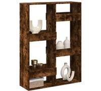 vidaXL Kamerscherm 100x33x135 cm bewerkt hout gerookt eikenkleurig3309559 Marron G