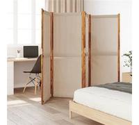 vidaXL Kamerscherm met 4 panelen 280x180 cm taupe4003364 G