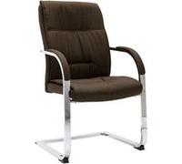 vidaXL Chaise cantilever - Marron