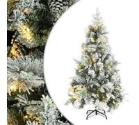 vidaXL Sapin de Noël pré-éclairé 195 cm