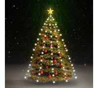 vidaXL Guirlande de Noël 210 LEDs - Blanc froid