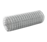 vidaXL Kippengaas 10x0,5 m gegalvaniseerd staal zilverkleurig143611 G