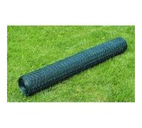 vidaXL Grillage à poule PVC 25 x 0,5 m Vert