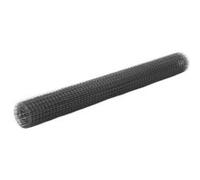 vidaXL Grillage acier avec revêtement en PVC 25 x 1,5 m Gris
