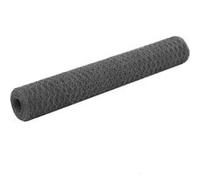 vidaXL Grillage Acier et revêtement en PVC 25 x 1 m Gris