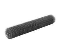 Grillage Acier et revêtement en PVC 25 x 1 m Carré Vert
