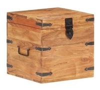 vidaXL Kist 40x40x40 cm massief acaciahout289639 Brun G