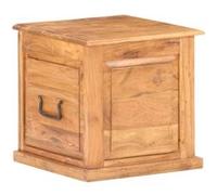 vidaXL Coffre de rangement 40x40x40 cm Bois d'acacia massif