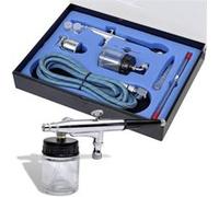 vidaXL Aérographe avec Pot Verre 22 ml