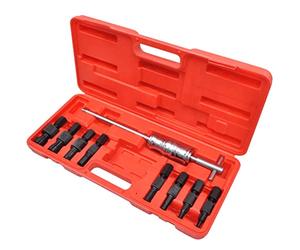 vidaXL Kit arrache extracteur de roulement intérieur marteau à inertie 9 pcs