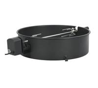 vidaXL BBQ Rotisserie Ring Set 57 cm noir