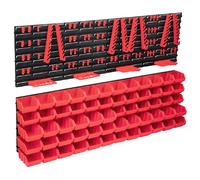 vidaXL Kit de bacs de stockage et panneaux muraux