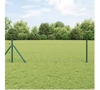 Vidaxl Kit De Clôture Set De 2 Vert Forêt Fil Métallique, Acier