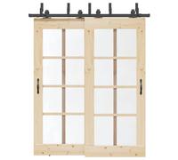 vidaXL Kit de Quincaillerie Porte Coulissante 183 cm