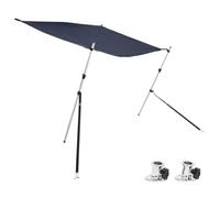 vidaXL Kit d'extension d'ombrage T-Top bleu marine 174x205x(115-194) cm