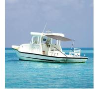 vidaXL Kit d'extension d'ombrage T-Top Gris Anthracite, Extension d'ombrage t-Top, kit d'ombre de Bateau, kit d’Extension Bimini