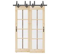 VidaXL Kit Quincaillerie Porte Coulissante 152.5 cm
