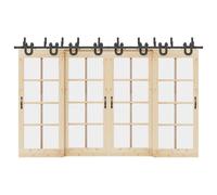 VIDAXL Kit Quincaillerie Porte Coulissante - 366 cm