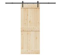 vidaXL Kit quincaillerie porte coulissante acier 213,5 cm