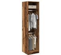 vidaXL Garde-robe vieux bois 50x50x200 cm bois d'ingénierie Marron