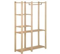 vidaXL Porte-manteau Bois de pin massif