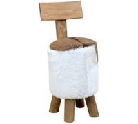 vidaXL Tabouret - Marron