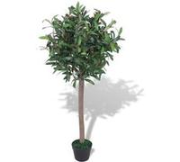 vidaXL Kunst laurierboom plant met pot 120 cm groen244453 Vert G