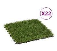 vidaXL Kunstgrastegels 22 st 30x30 cm groen 149031 Vert G