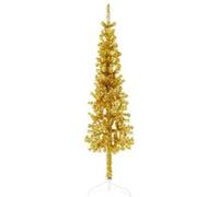 VidaXL Demi Sapin de Noël Artificiel - Doré - 120 cm