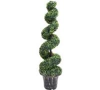 vidaXL Plante de buis artificiel en spirale avec pot Vert 117 cm