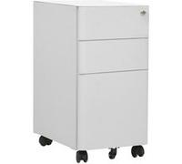 vidaXL Classeur mobile Gris clair 30x45x59 cm Acier
