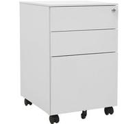 vidaXL Classeur mobile Gris clair 39x45x60 cm Acier