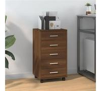 vidaXL Armoire à tiroirs - Chêne marron