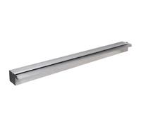 vidaXL Cascade en acier inoxydable pour bassin rectangulaire, lampe LED intégrée, 120 cm Con LEDs 90 cm