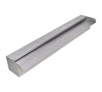 vidaXL Lame d'eau rectangulaire 60 cm Acier inoxydable pour piscine