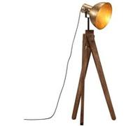 vidaXL Lampadaire 25 W laiton antique 45x45x120 cm E27, lampe, lampe sur pied, lampe industrielle, lumière, lampe de lecture, éclairage Marron