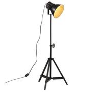 vidaXL Lampadaire 25 W noir 35x35x65/95 cm E27, lampe, lampe sur pied, lampe industrielle, lumière, lampe de lecture, 371871