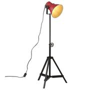 Vidaxl Lampadaire 25 W Rouge Délavé 35x35x65/95 Cm E27