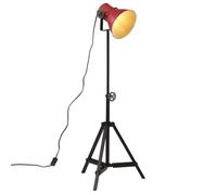 vidaXL Lampadaire sur pied 25 W rouge délavé 35x35x65/95 cm E27