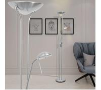 vidaXL Lampadaire à LED à Eclairage Réglable Lampe sur Pied Vasque Sol Salon