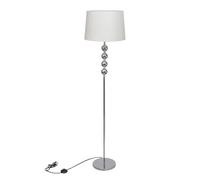 vidaXL Lampadaire avec support haut Décoration à 4 boules Blanc