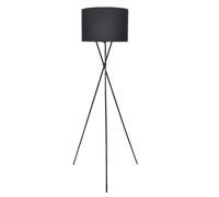 vidaXL Lampadaire avec support Noir 139 cm